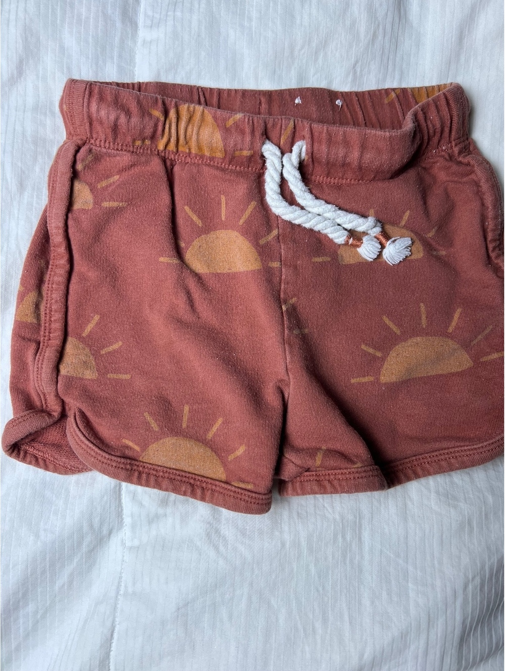 Little Co by Lauren Conrad rust sun print shorts size 3T